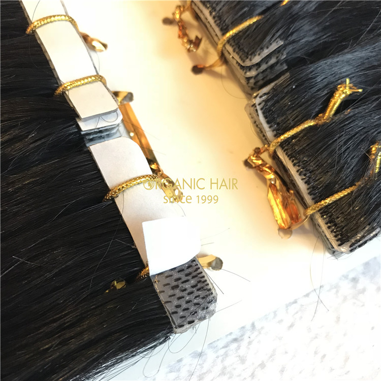 Invisible tape in hair extensions for skin #1B color X93